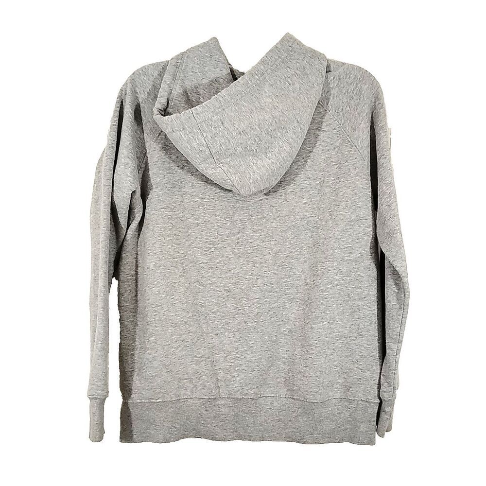 The North Face Womens Gray Hoodie Drawstring LOGO Pocket - Picture 2 of 7
